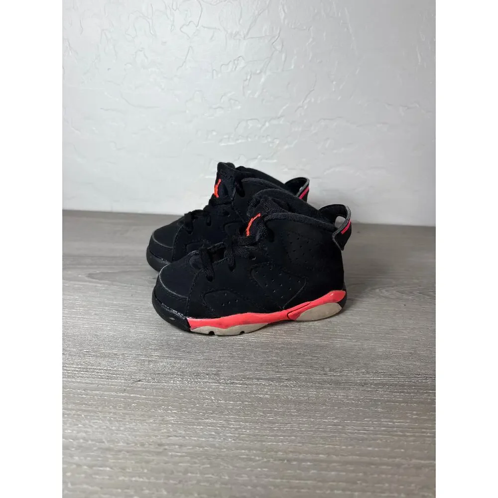 Nike Air Jordan 6 Retro BT 'Infrared' 2014  384667-023  Little‎ Kids Size 5C